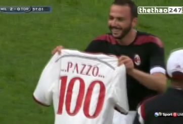 Video clip bàn thắng: AC Milan 3-0 Torino (VĐQG Italia 2014/15)